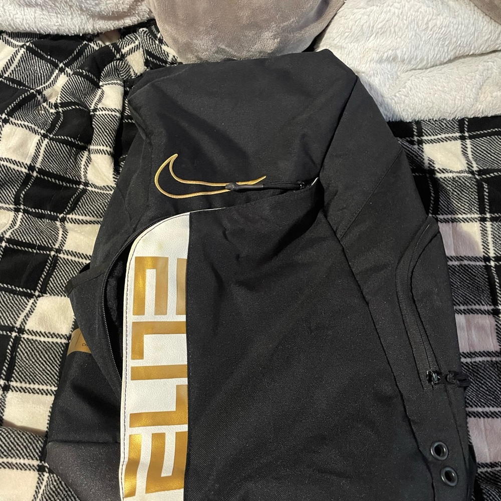 Nike Elite Black and Gold Backpack